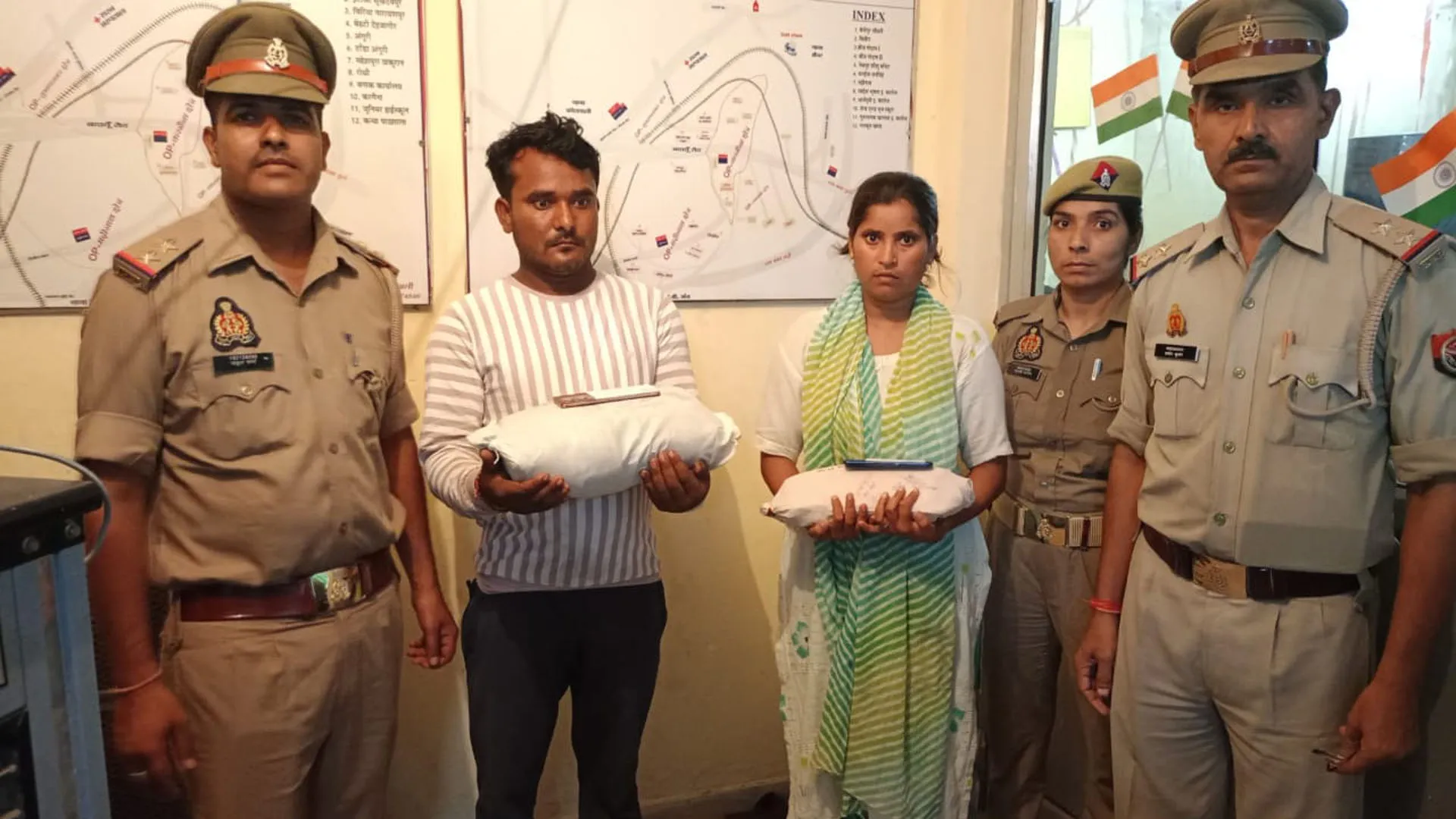 Bareilly: चार किलो अफीम के साथ महिला तस्कर समेत दो गिरफ्तार