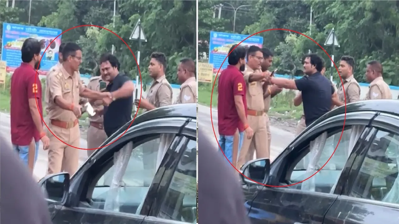 नशे में धुत ड्रग इंस्पेक्टर की गुंडागर्दी : एसएचओ से धक्का-मुक्की, 2 किमी पीछा कर पुलिस ने दबोचा