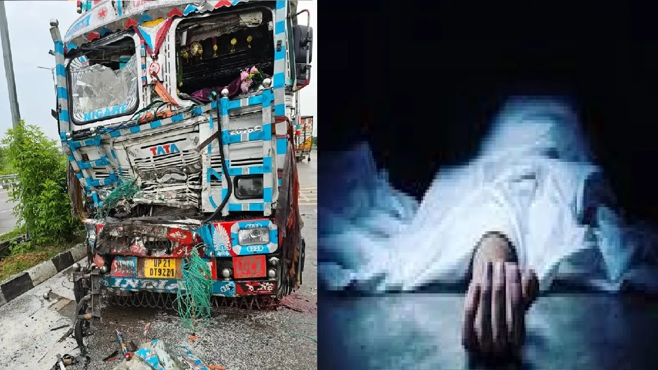 बाराबंकी में किसान पथ पर खड़ी ट्रक में तेज रफ्तार ट्रक ने मारी टक्कर, चालक की मौत, दो गंभीर