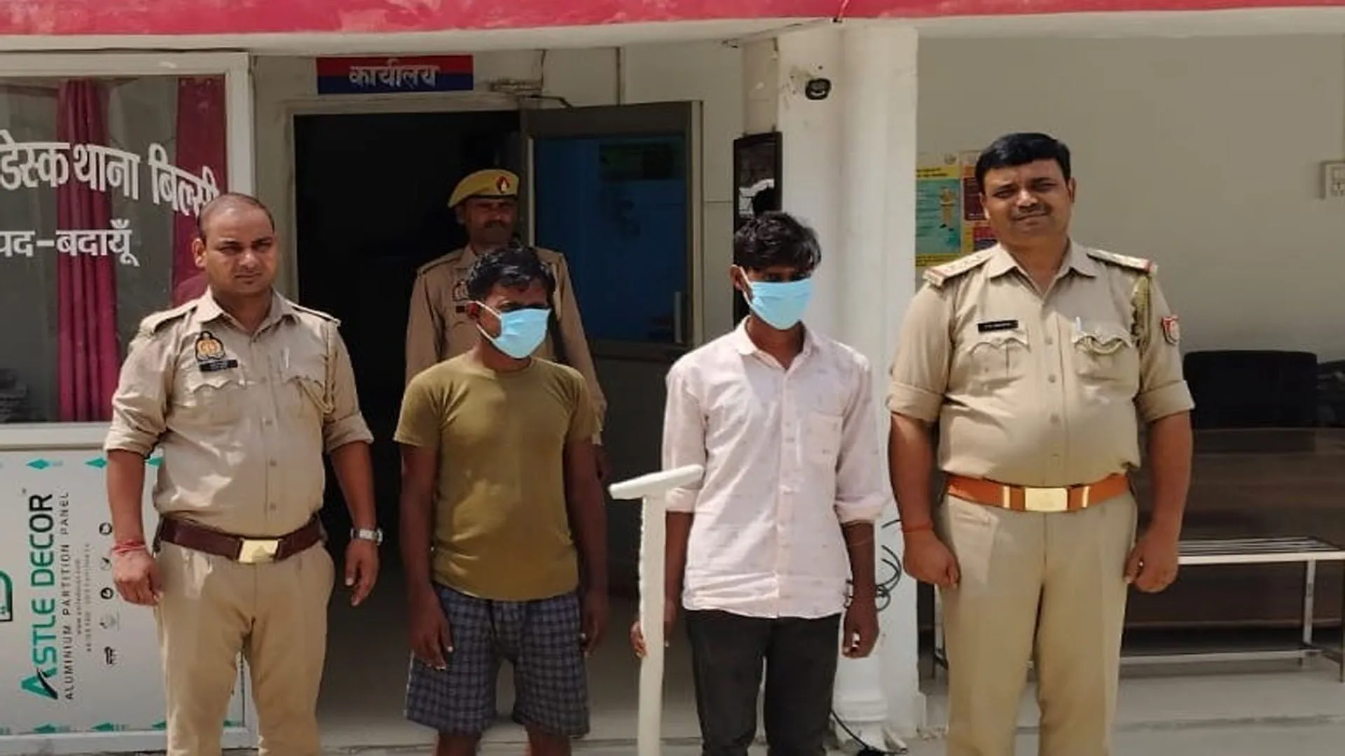 बदायूं: हत्या करने के दो आरोपी गिरफ्तार, आलाकत्ल बरामद करके भेजा जेल