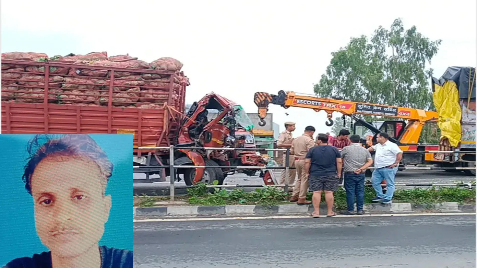 बरेली-लखनऊ मार्ग पर डीसीएम खड़े ट्रक में जा घुसी, हादसे में चालक की मौत 