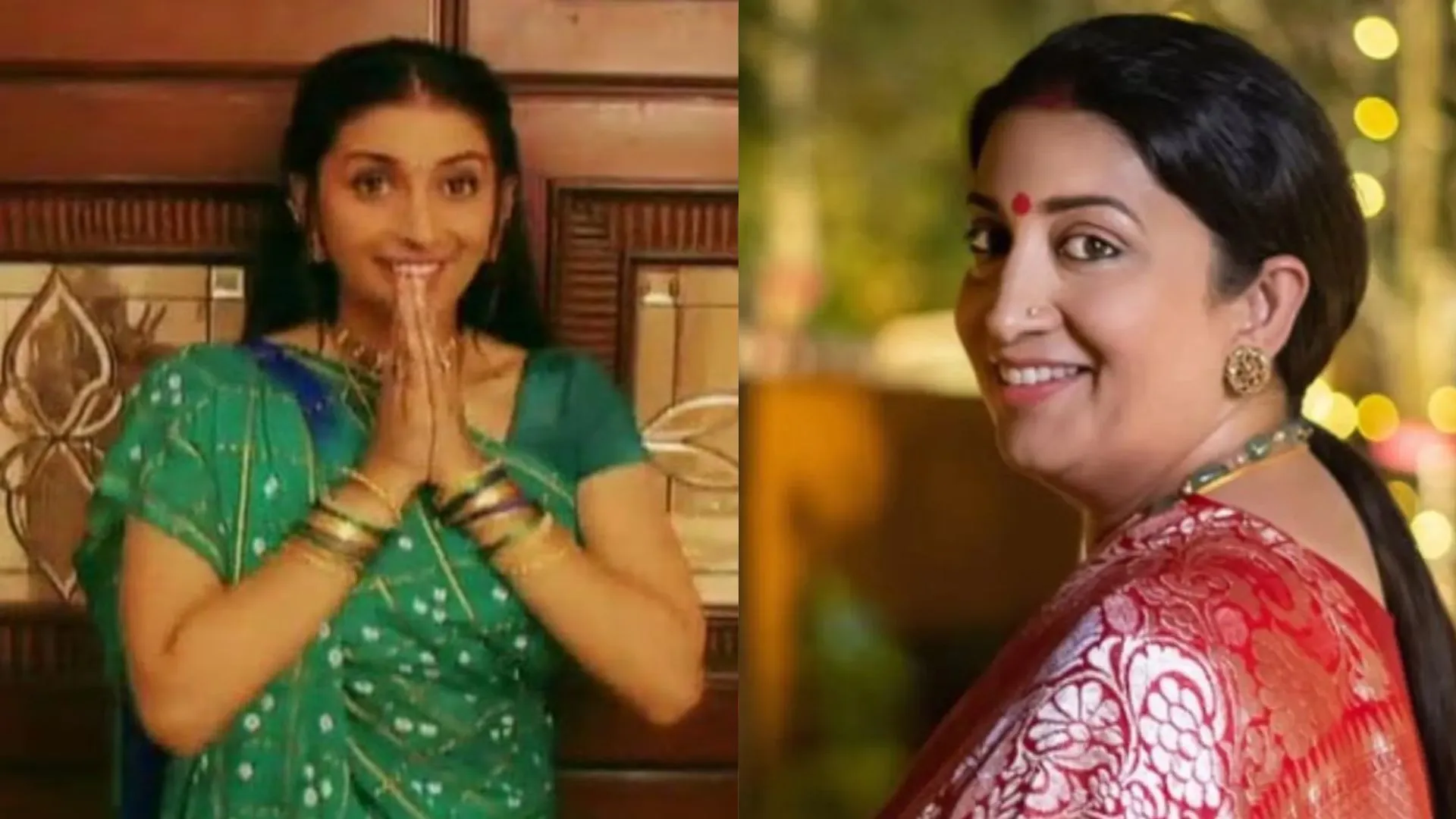 तुलसी के किरदार से TV पर वापसी, सामने आयी 'क्योंकि सास भी कभी बहू थी 2' से स्मृति ईरानी की पहली तस्वीर