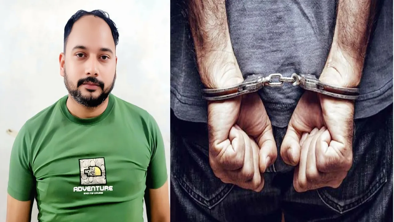 शाइन सिटी घोटाले में आरोपी तेज नारायण शुक्ला मथुरा से गिरफ्तार : फरार होकर नेपाल में रह रहा था आरोपी