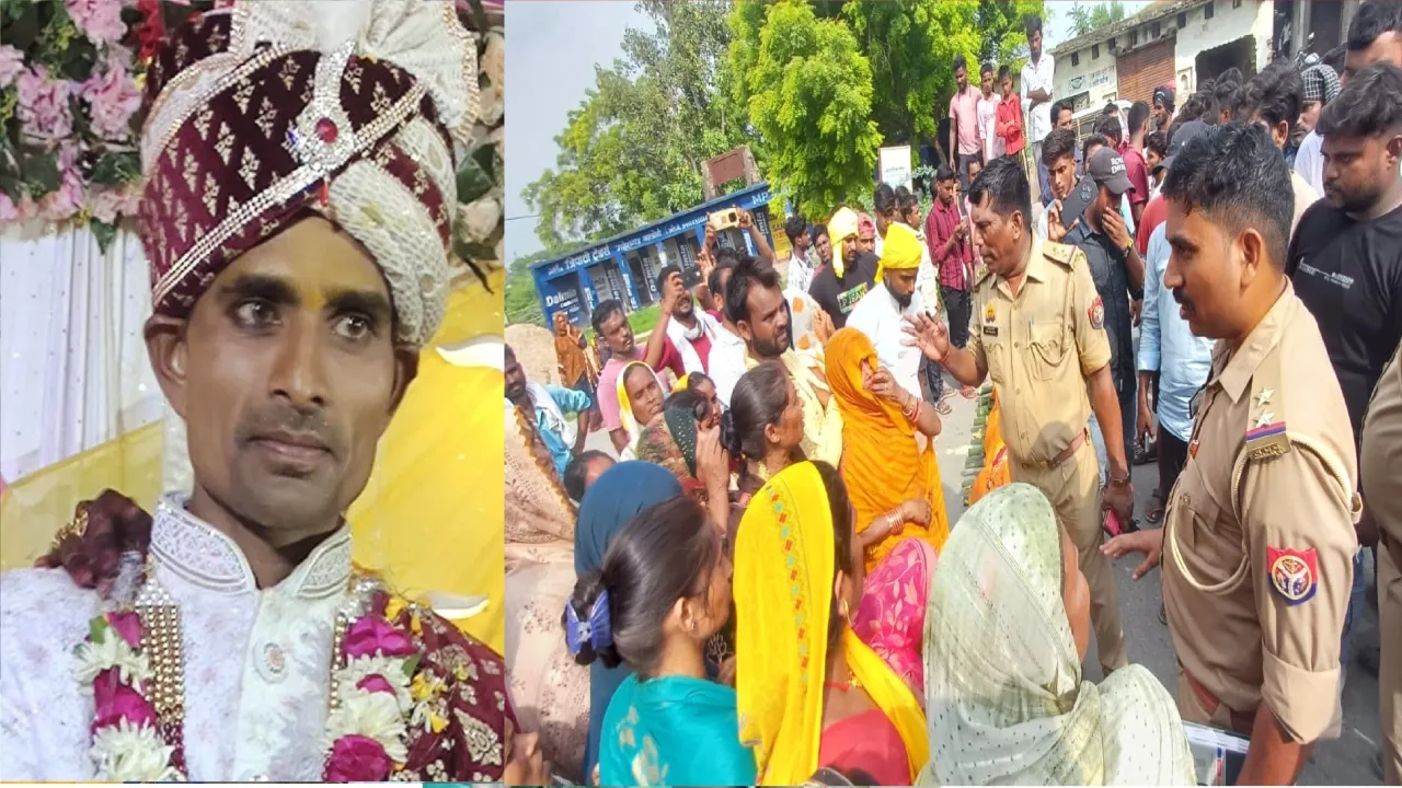 प्रतापगढ़ में डंपर ने युवक को कुचला, सड़क पर शव रखकर हंगामा