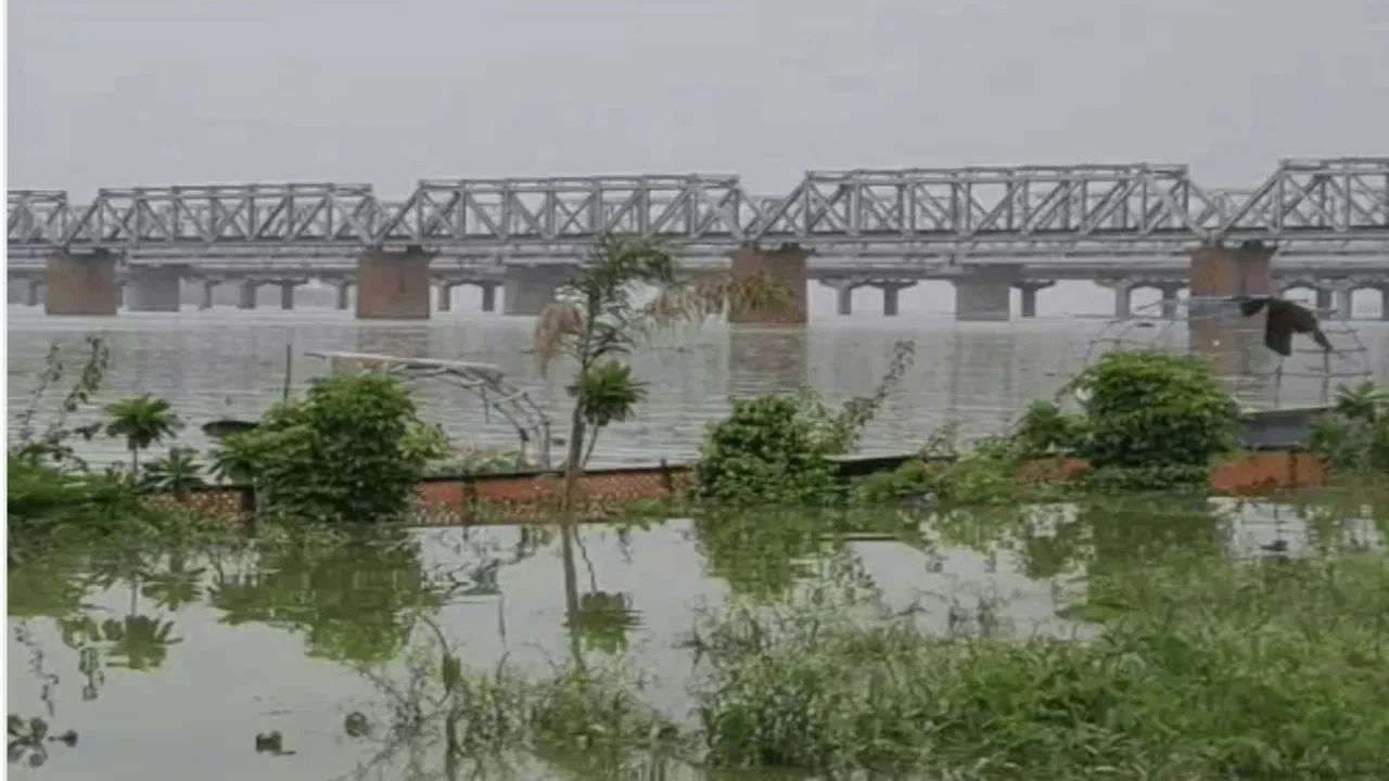 गंगा-यमुना का उफान : बाढ़ का पानी कछारी इलाकों में घुसा, हजारों प्रभावित