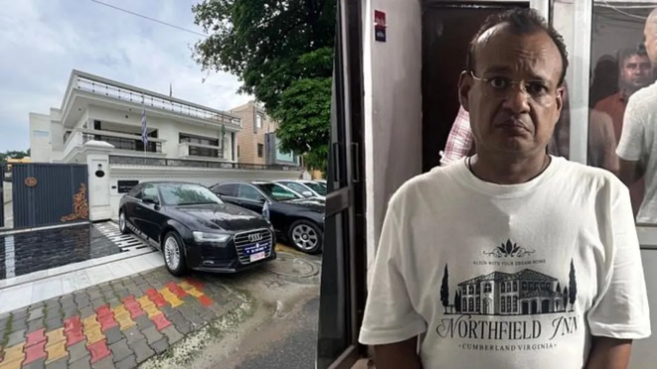 गाजियाबाद में फर्जी राजदूत का पर्दाफाश : हर्ष वर्धन जैन की गिरफ्तारी के बाद खुले कई राज, STF ने आलीशान कोठी में मारा छापा