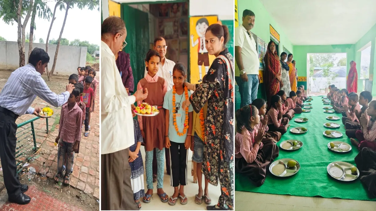 स्कूलों में लौटी रौनक, रोली चंदन लगाकर बच्चों का स्वागत : रैली निकालकर हुआ अभिभावक संपर्क