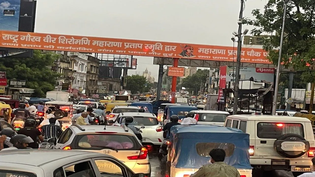 बारिश के बाद जाम