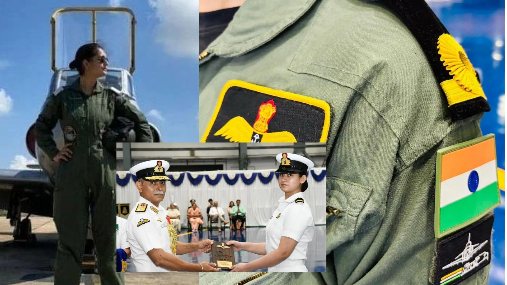 Indian Navy की पहली महिला फाइटर पायलट बनीं सब लेफ्टिनेंट पूनिया, विंग्स ऑफ गोल्ड से हुई सम्मानित  