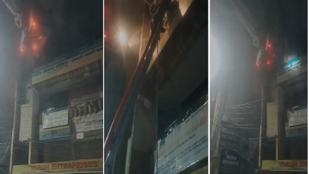 लखनऊ में उलेमा काउंसिल के कार्यालय में लगी आग, दो को बचाया