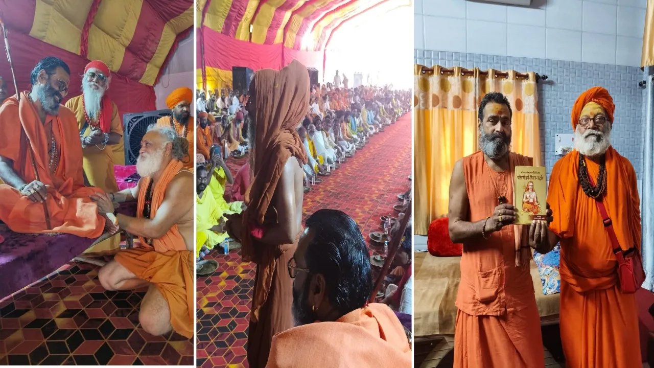 ओमकारेश्वर में दण्डी संन्यासी कर रहे चातुर्मास, नवंबर तक चलेगा