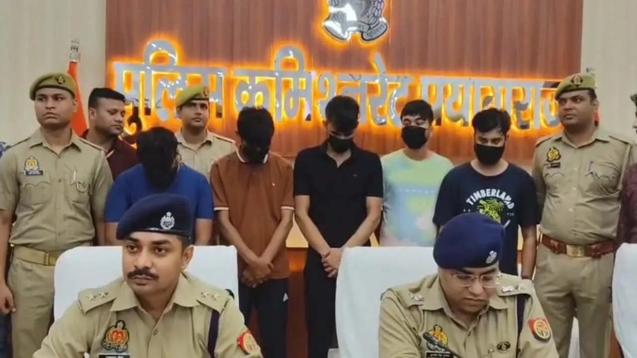 डिजिटल अरेस्ट गैंग का पर्दाफाश : नोएडा से पांच साइबर ठग गिरफ्तार, विदेशों से जुड़े है तार