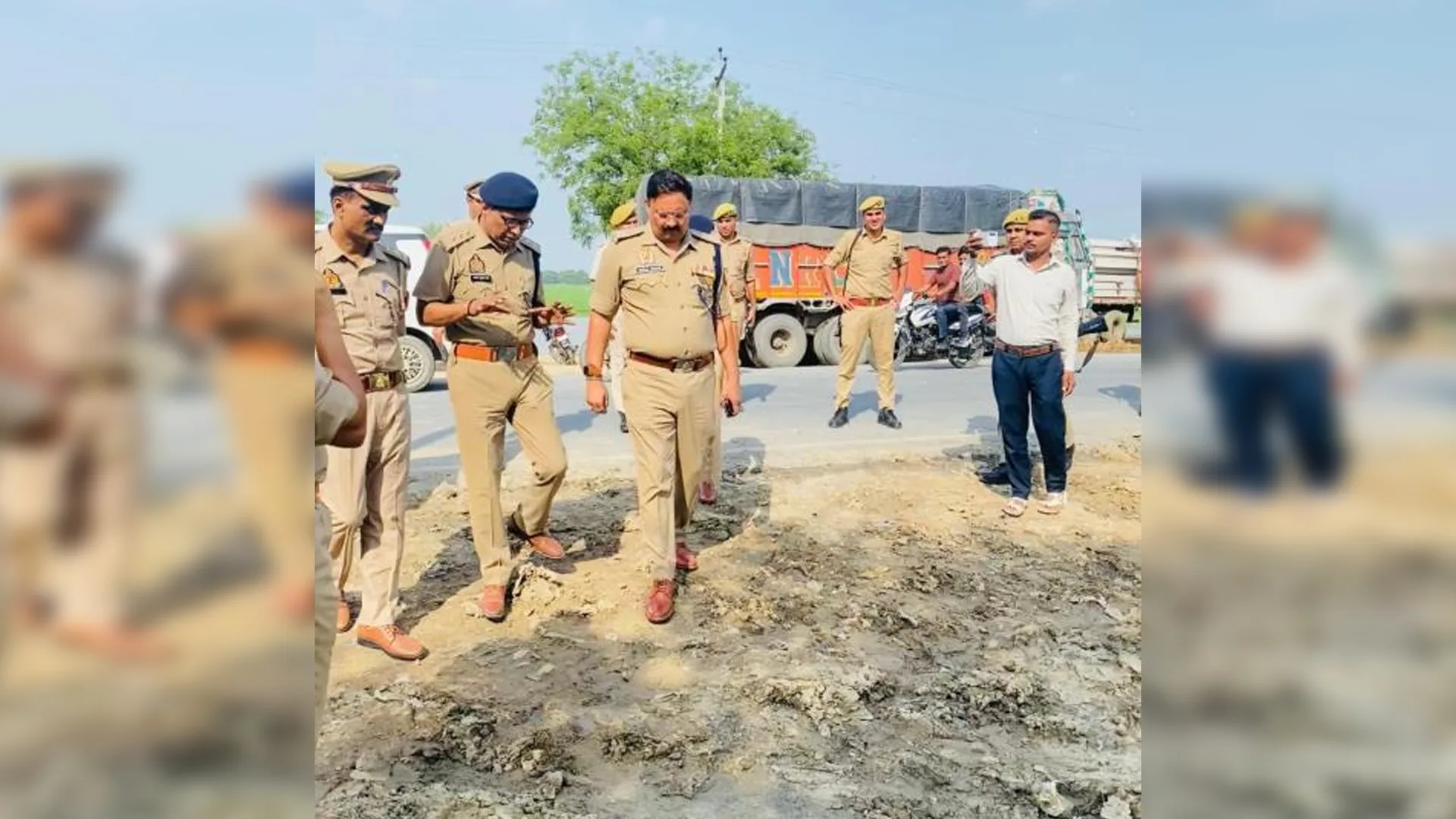 शाहजहांपुर: दस साल पहले हुआ था हंगामा, पुलिस करा रही थी गोवंश के अवशेषों से भरे ट्रक पास