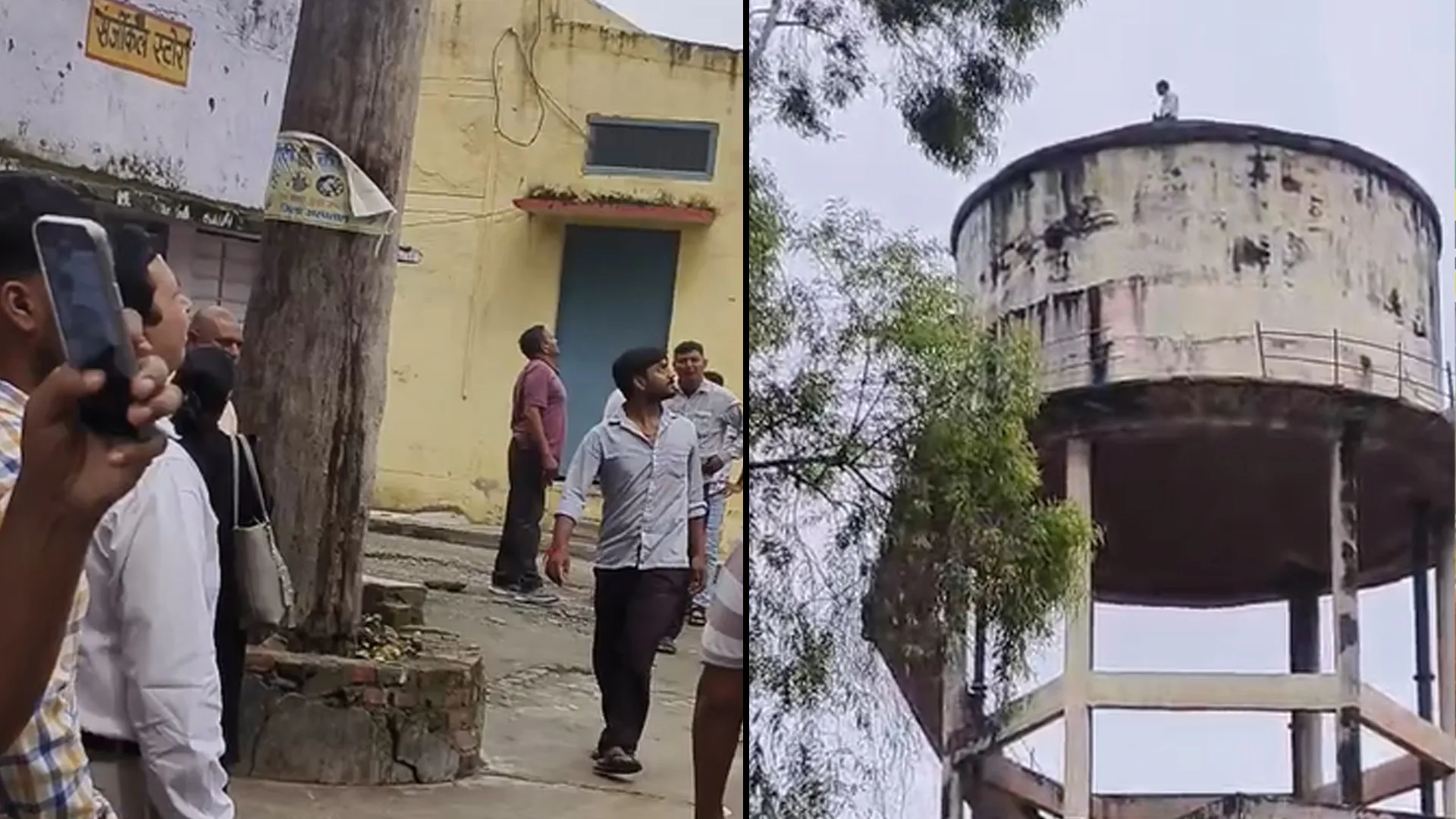 बरेली : तीमारदार टैंक पर चढ़ा, बाइक चोरी होने पर हाई बोल्टेज ड्रामा