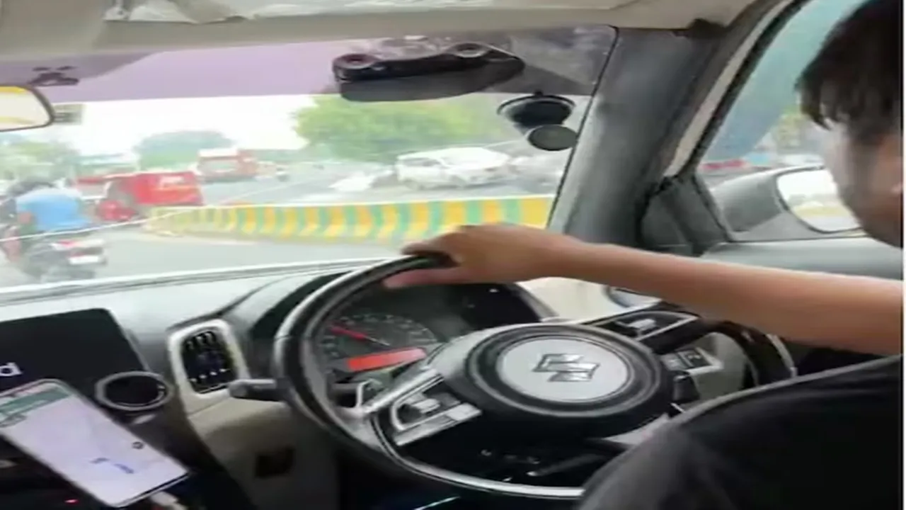 भैया प्लीज रोक दो...  चेकिंग से बचने के लिए कैब ड्राइवर ने भगाई कार, परिवार लगाता रहा गुहार, पुलिस ने लगाया 30000 का जुर्माना