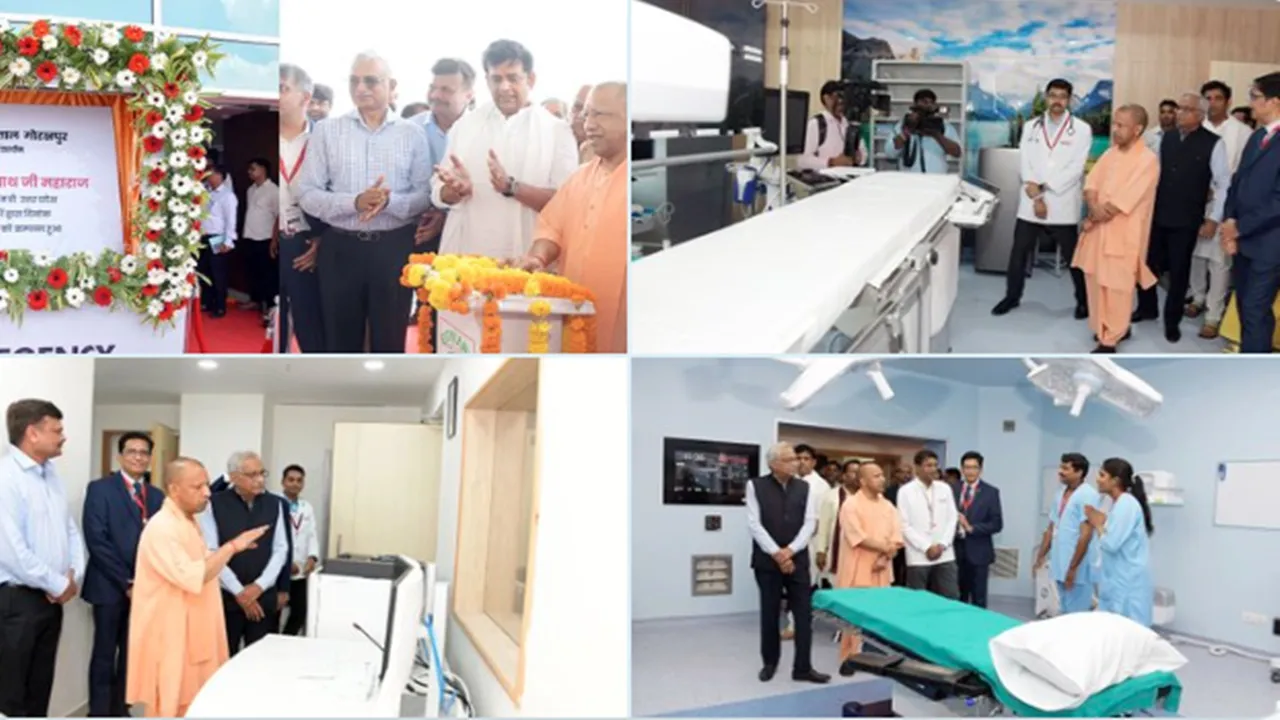 CM योगी ने निजी अस्पताल का किया लोकार्पण, कहा- इलाज के लिए सुविधा और पैसे की कोई कमी नहीं 