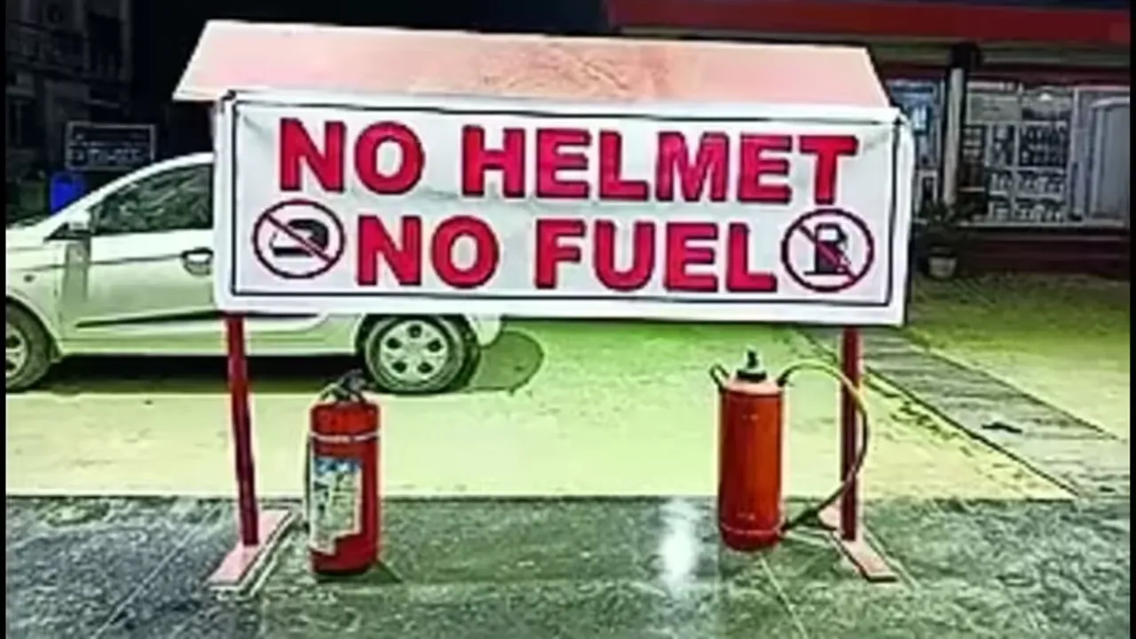 No helmet, no fuel: एक सितंबर से फिर चलेगा 'नो हेलमेट, नो फ्यूल' अभियान, सरकार ने की सहयोगी की अपील 