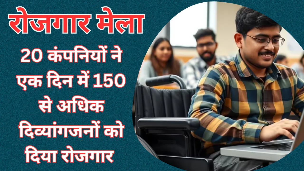 UP News: दिव्यांगजनों को मिला रोजगार... कौशल विकास विभाग ने चलाया अभियान