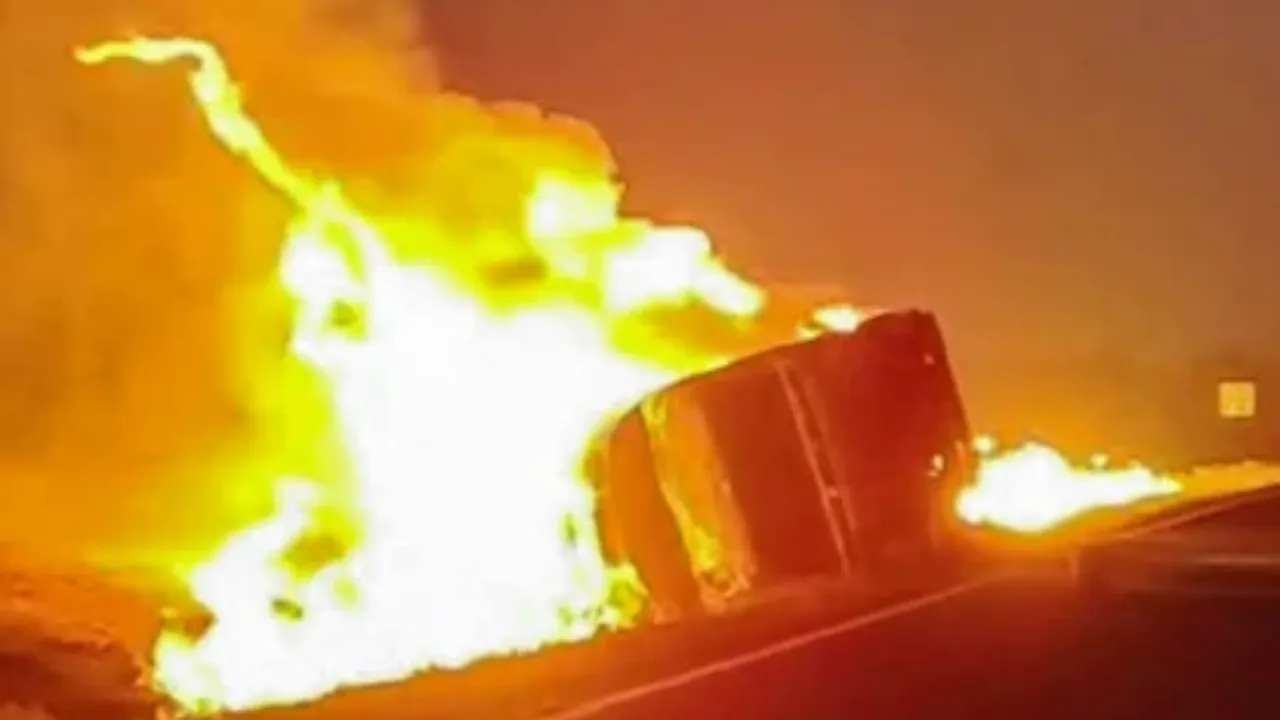 Hoshiarpur LPG Tanker Blast: होशियारपुर टैंकर में विस्फोट के बाद लगी भीषण आग, दो की मौत, 18 घायल, कई लापता