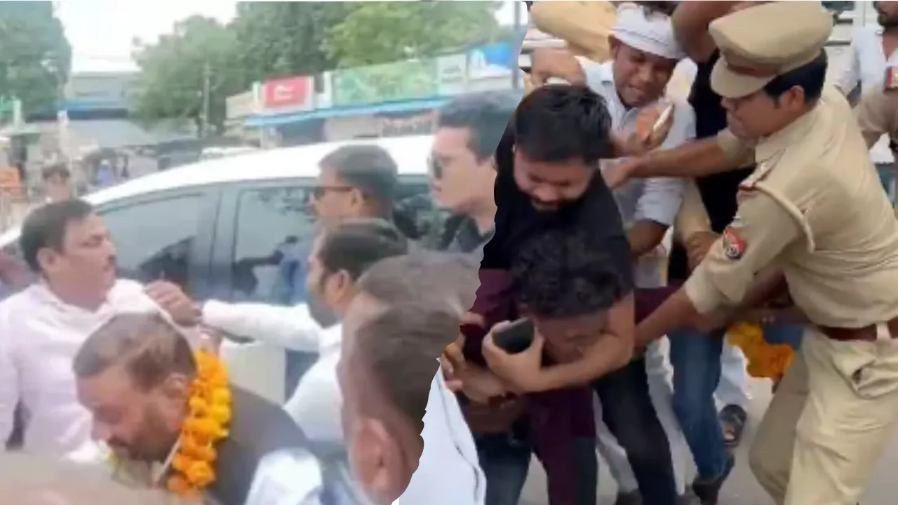 रायबरेली में स्वामी प्रसाद मौर्य पर हमला, समर्थकों ने हमलावरों पर जमकर चलाए लात-घूंसे