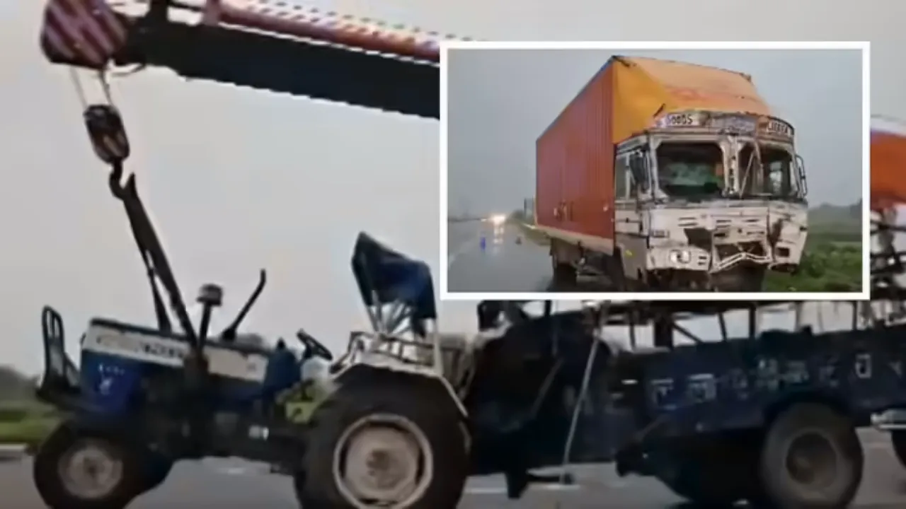 बुलंदशहर में भीषण सड़क दुर्घटना, ट्रैक्टर-ट्रॉली और कैंटर की भिड़ंत में 8 की मौत, 43 घायल