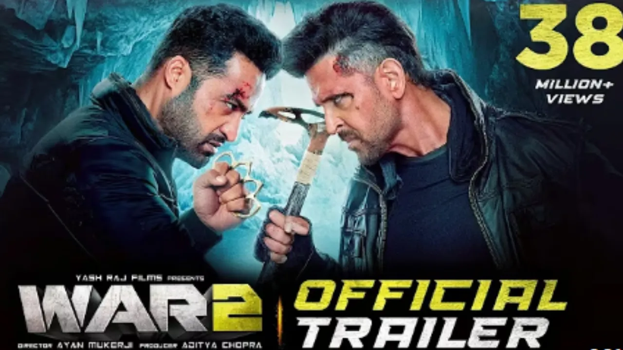 War 2: ऋतिक रोशन और एनटीआर जूनियर का धमाकेदार एक्शन प्रोमो लॉन्च, देखें Video