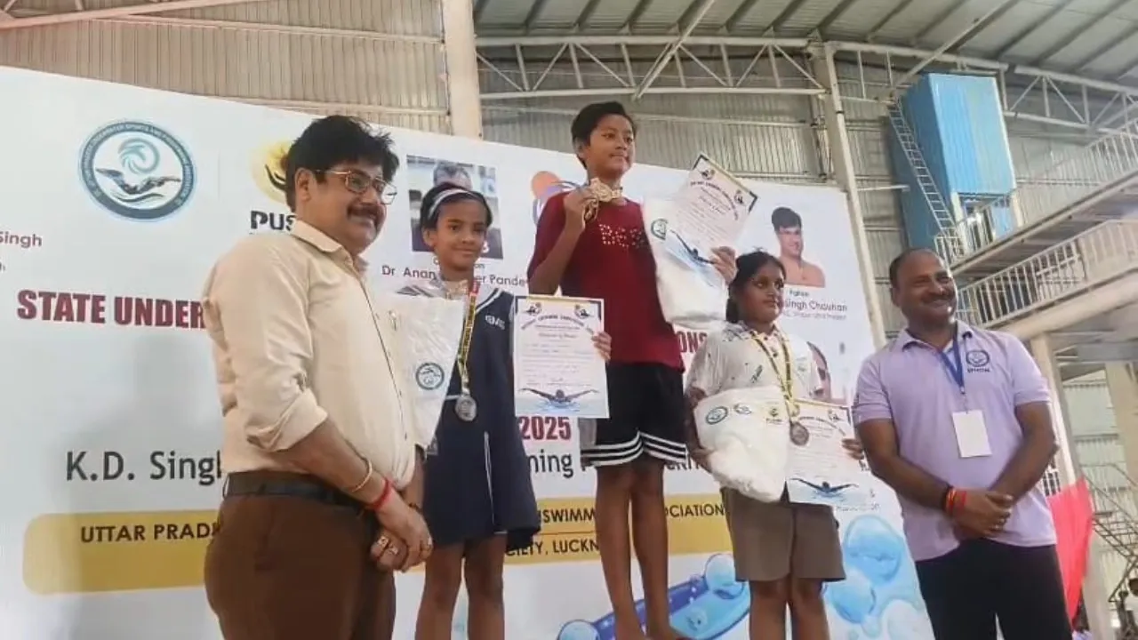 UP Under Water Sports and Fin Swimming Championship: लखनऊ के खिलाड़ियों का जलवा, पांच स्वर्ण समेत कई पदक किए अपने नाम