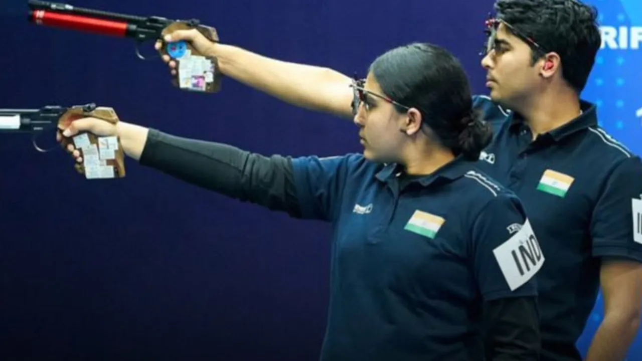सौरभ-सुरूचि की जोड़ी ने एशियाई चैम्पियनशिप में मचाया धमाल, 10 मीटर एयर पिस्टल मिश्रित में जीता कांस्य 