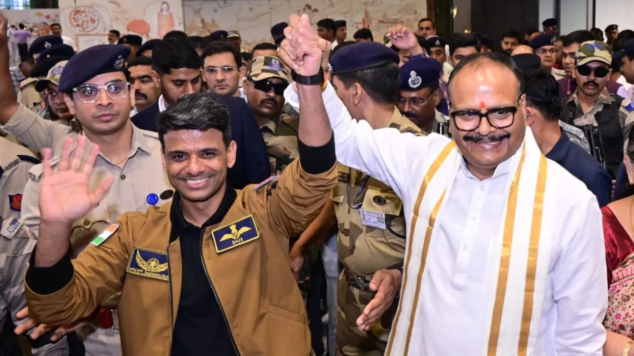 लखनऊ में शुभांशु का हुआ ग्रैंड वेलकम, सीएम योगी आज करेंगे नागरिक अभिनंदन