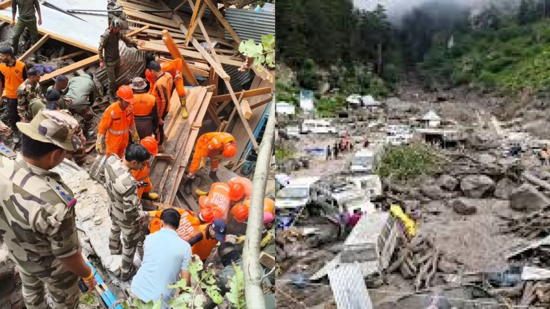 किश्तवाड़ में तीसरे दिन जारी है रेस्क्यू अभियान: 12 जेसीबी तैनात, 60 लोगों की मौत, 100 से अधिक घायल 