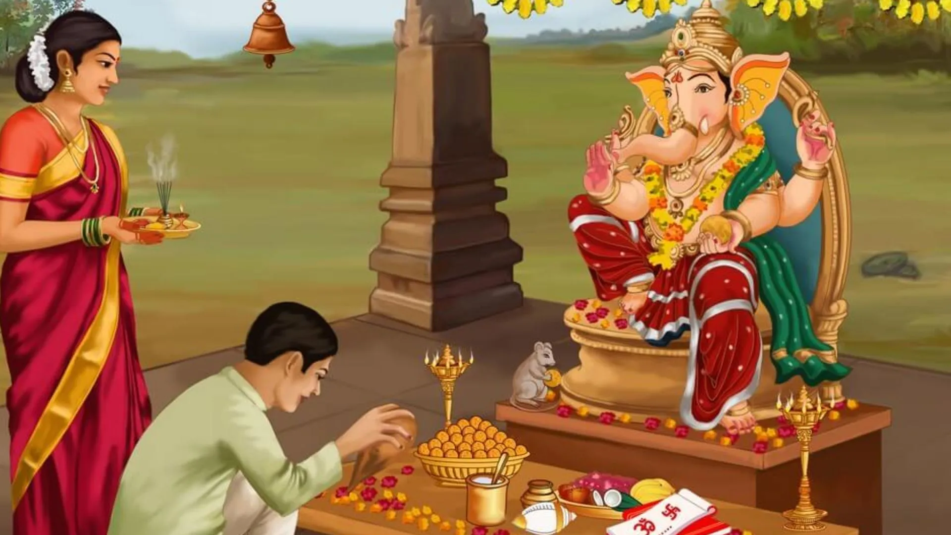 Ganesh Mahotsav : बप्पा के आगमन को प्रयागराज तैयार, मूर्ति स्थापना और पूजा अर्चना के लिए भक्तों का उत्साह पूरा 