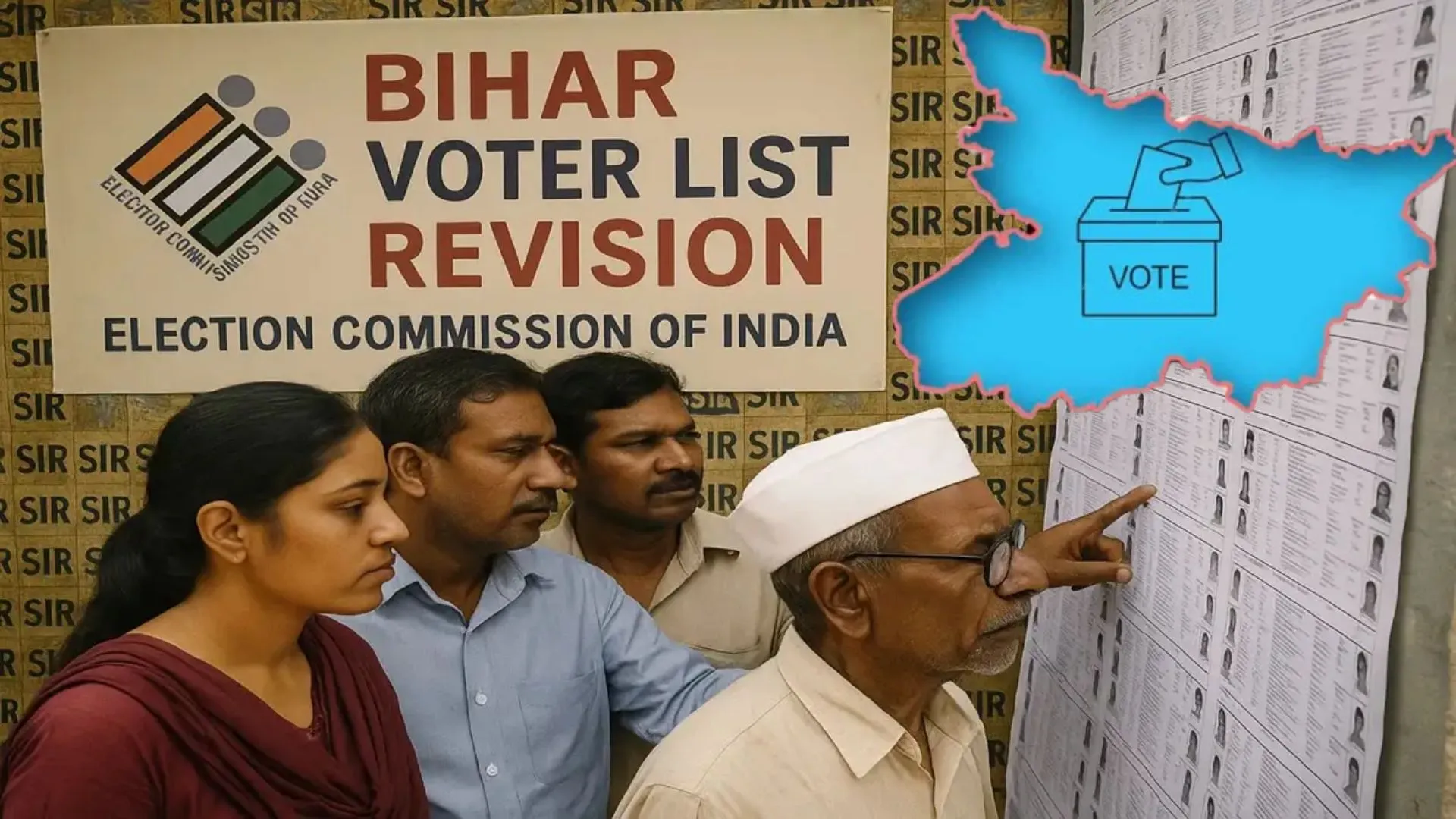 65 लाख हटाए गए वोटर्स लिस्ट डिस्प्ले बोर्ड पर डालें EC, पीठ ने पूछा- क्यों नहीं बता सकते नाम