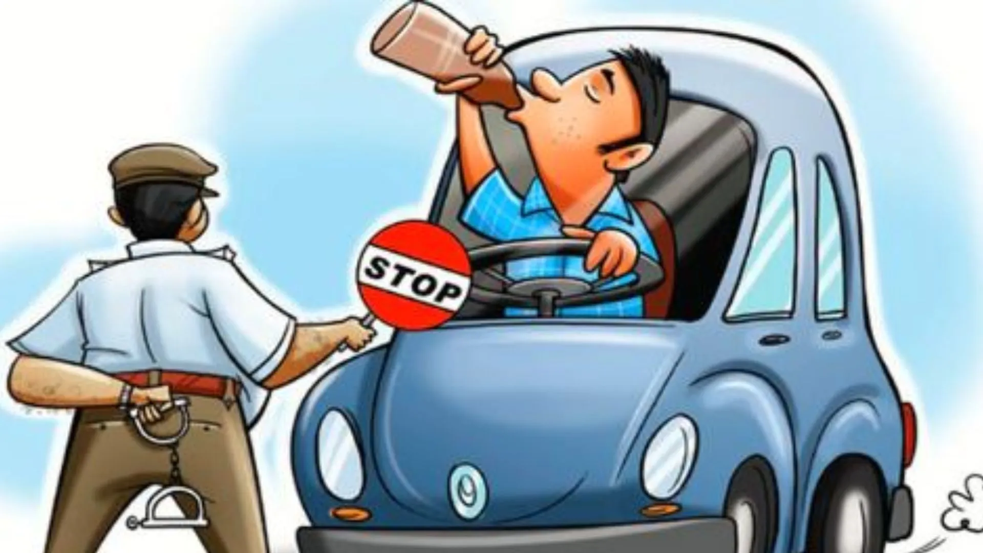 नशे में धुत कार चालक ने मचाई तबाही: नोएडा में पुलिस ने किया रोकने का प्रयास, दरोगा को मारी टक्कर