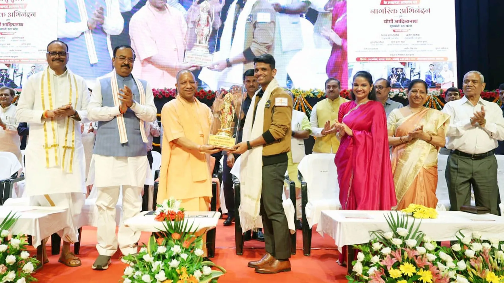 यूपी का विकास अन्य प्रदेशों के लिए बना प्रेरणा स्त्रोत, ग्रुप कैप्टन शुभांशु शुक्ला के नागरिक सम्मान कार्यक्रम में बोले इसरो प्रमुख