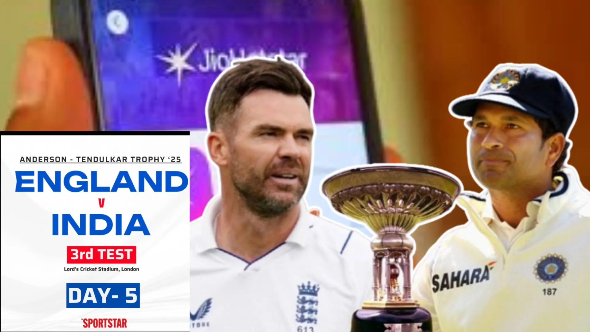 एंडरसन-तेंदुलकर ट्रॉफी की रिकॉर्डतोड़ रेटिंग्स, टेस्ट सीरीज को JioHotstar पर 17 करोड़ से ज्यादा व्यूवरशिप 