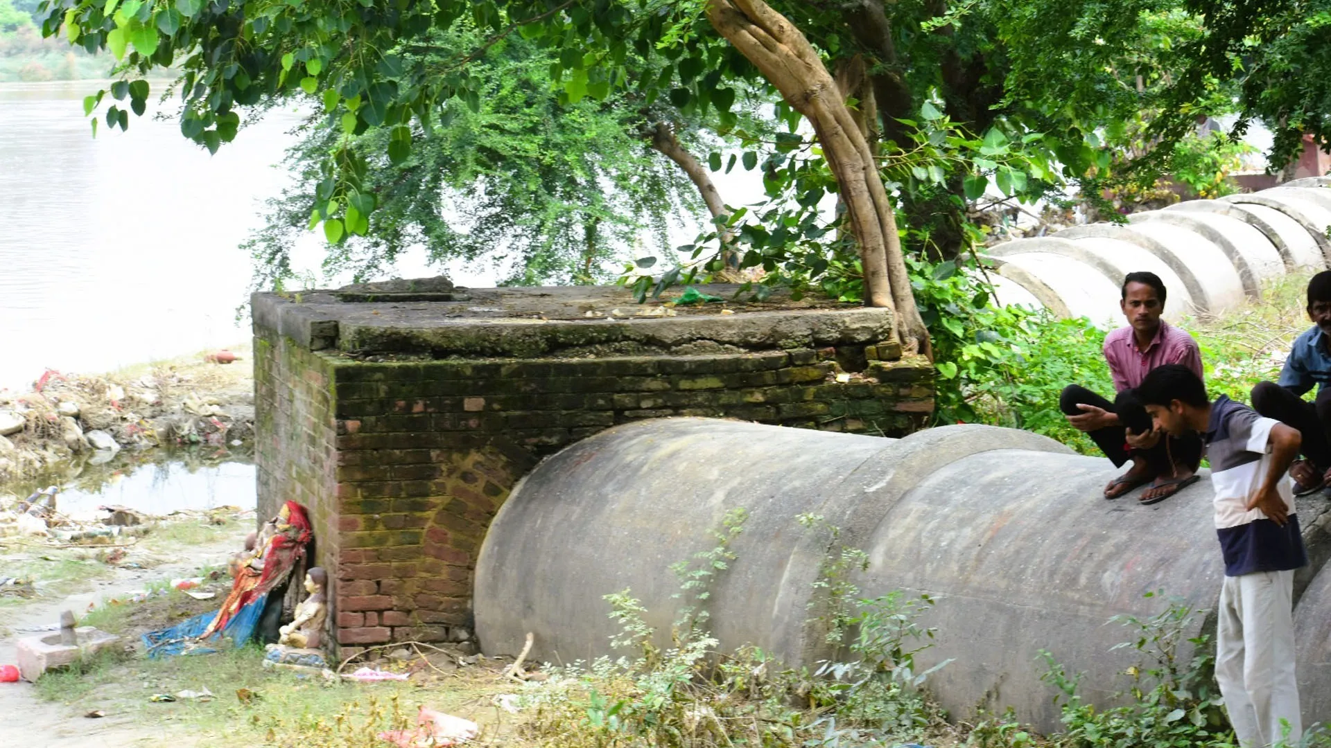Moradabad : बारिश रुकी तो और कम हुआ गागन का जलस्तर, प्रशासन ने ली राहत