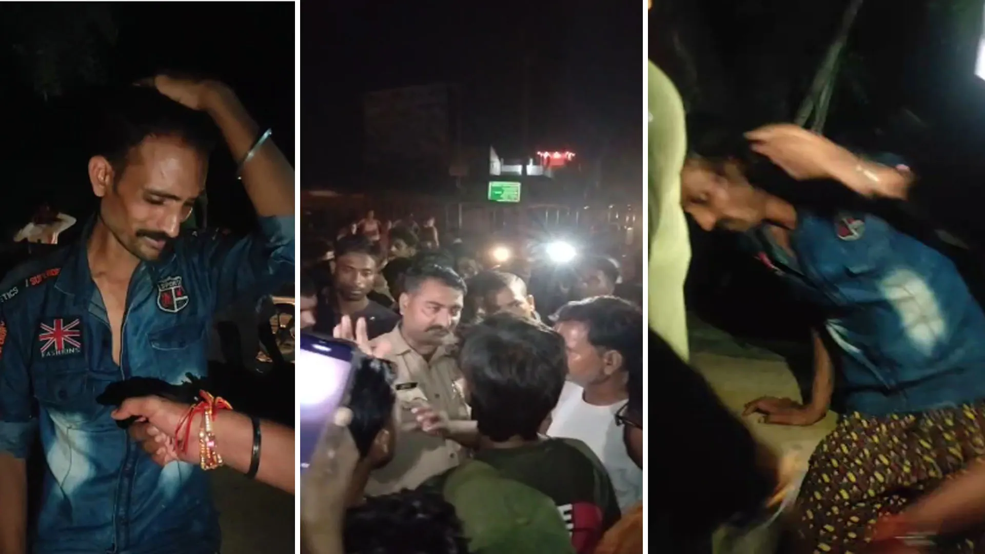 UP : चोर का मचा शोर...भीड़ के हाथ लगा युवक तो कर दी पिटाई, पुलिस से भी नोकझोंक
