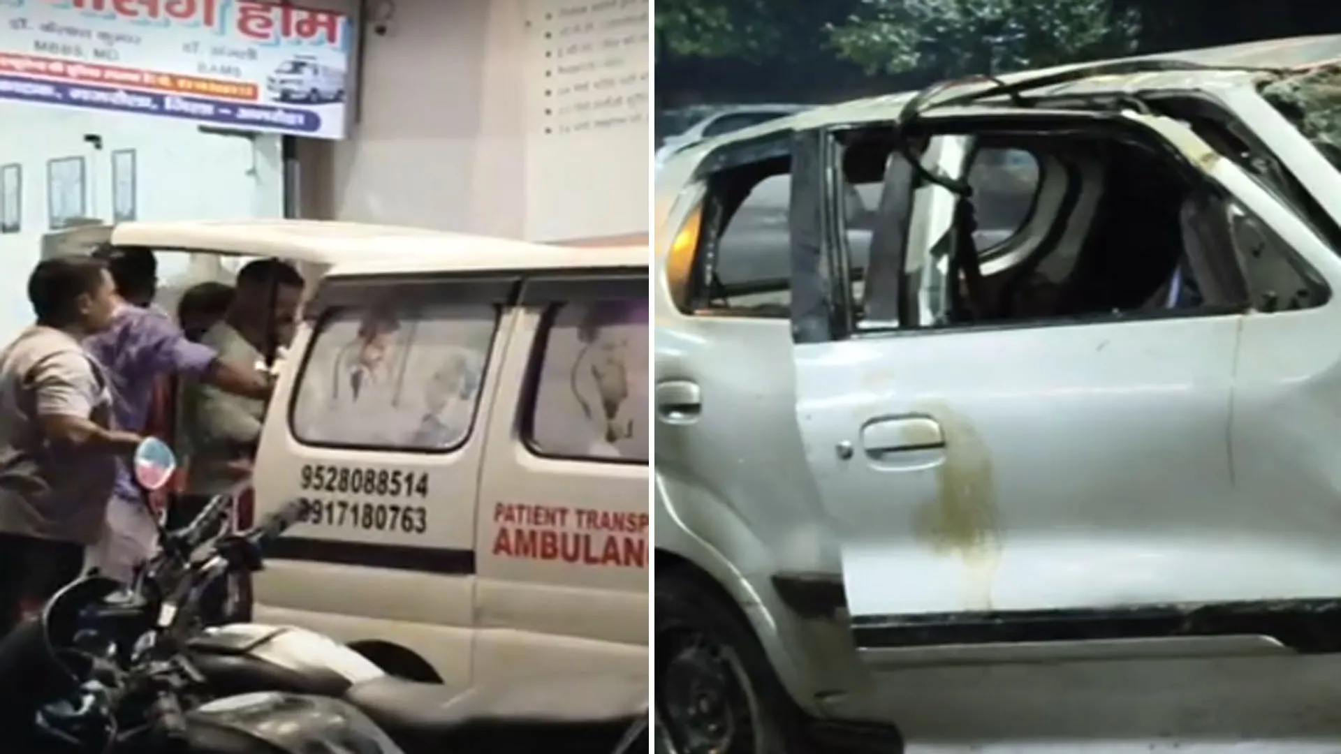 अमरोहा: रक्षाबंधन मनाकर लौट रहा था परिवार...खंभे से टकराई कार, बच्ची समेत दो की मौत