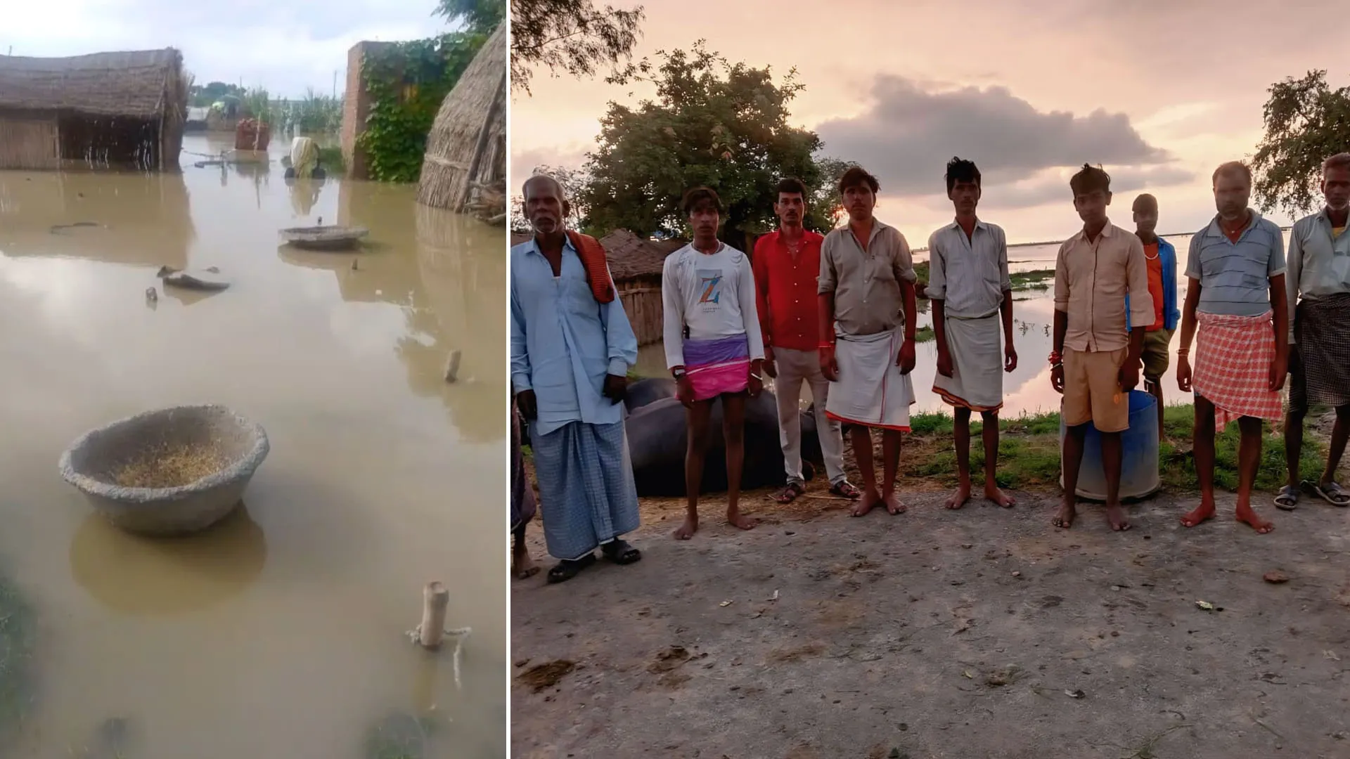 बदायूं: बाढ़ के साथ कटान से ग्रामीणों की उड़ी नींद...उसहैत के कई गांवों में बरपा कहर 