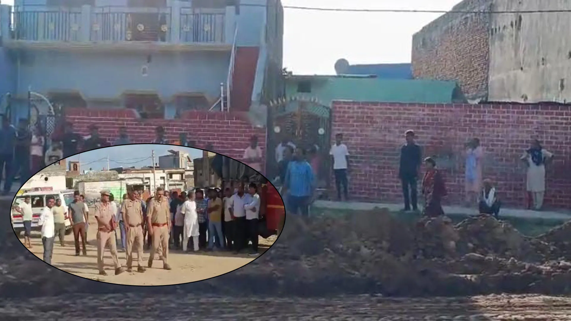 Moradabad : मूंढापांडे में रास्ते का रोड़ा हटाने पर हंगामा, पंचायत सदस्य और प्रधान आमने-सामने