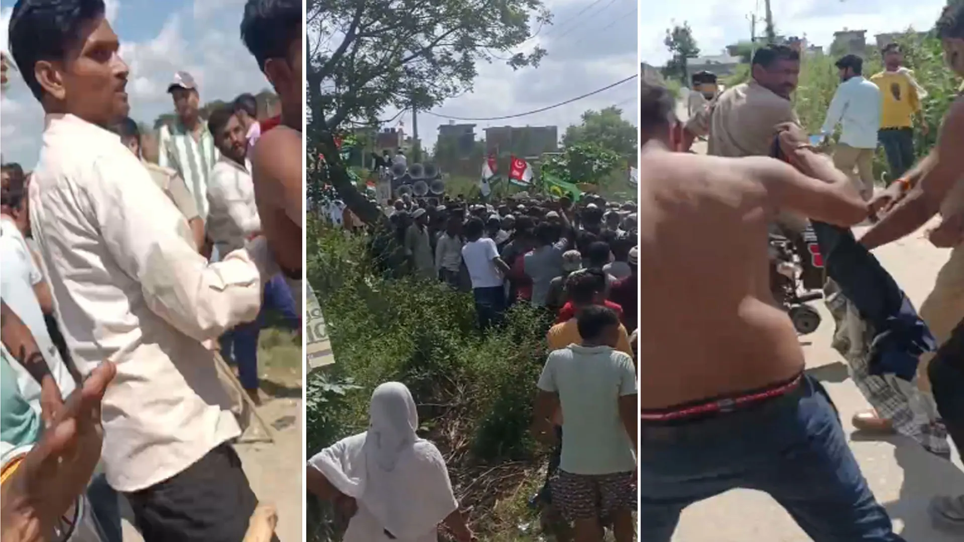 Bareilly : उर्स-ए-रजवी में शामिल होने जा रहे चादर के जुलूस का विरोध, हंगामे का वीडियो वायरल