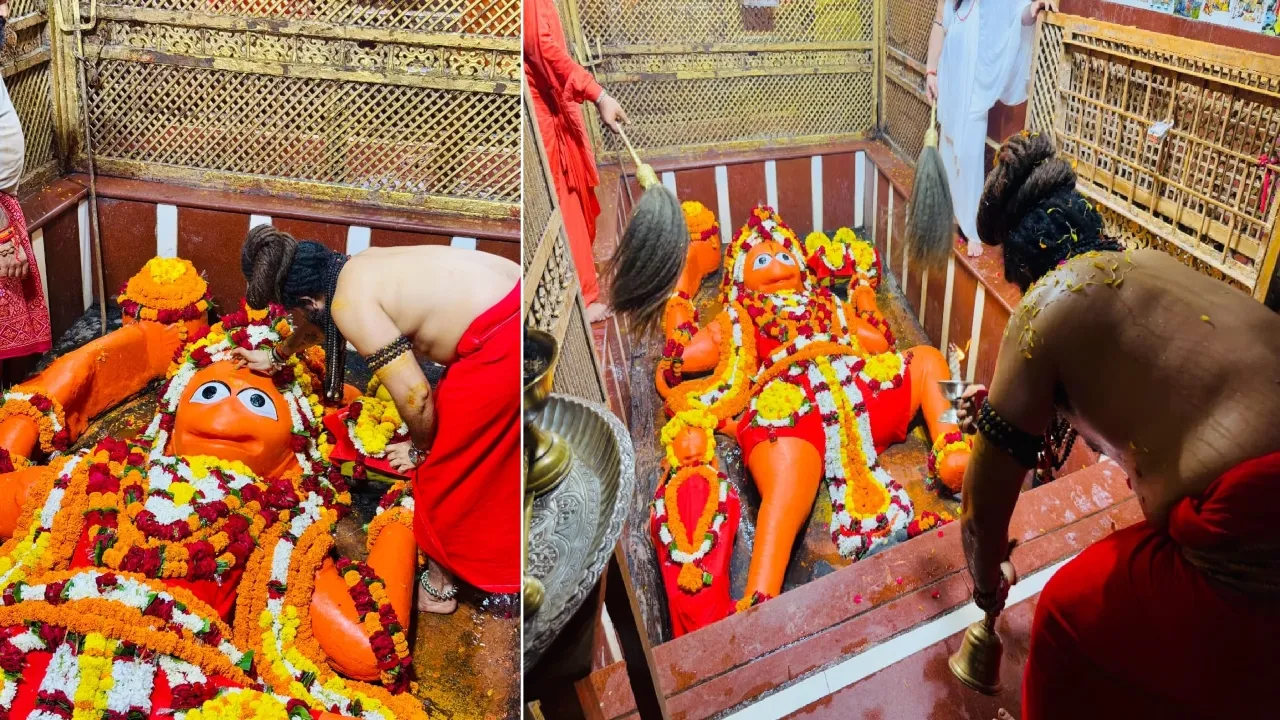 13 दिन बाद गूंजा 'जय श्रीराम' : बड़े हनुमान मंदिर में फिर शुरू हुआ दर्शन-पूजन