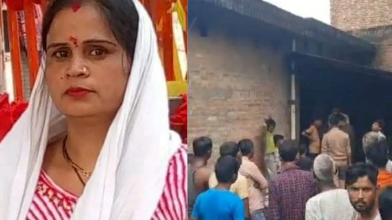 हरदोई : पति ने चारपाई पर सो रही पत्नी की गला रेतकर की हत्या