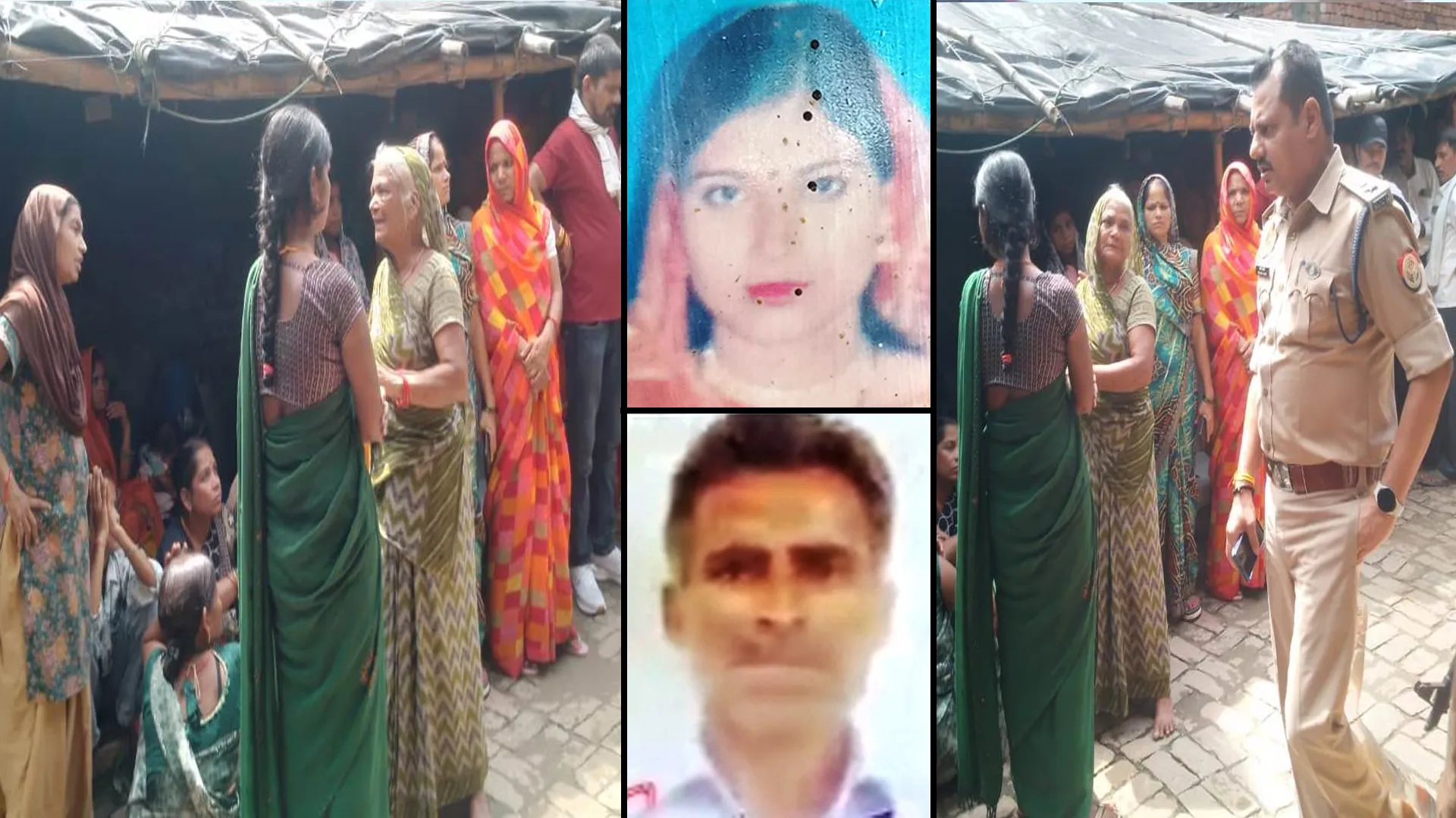 लखीमपुर खीरी : पत्नी का बेड तो पति का कमरे में फंदे से लटका मिला शव