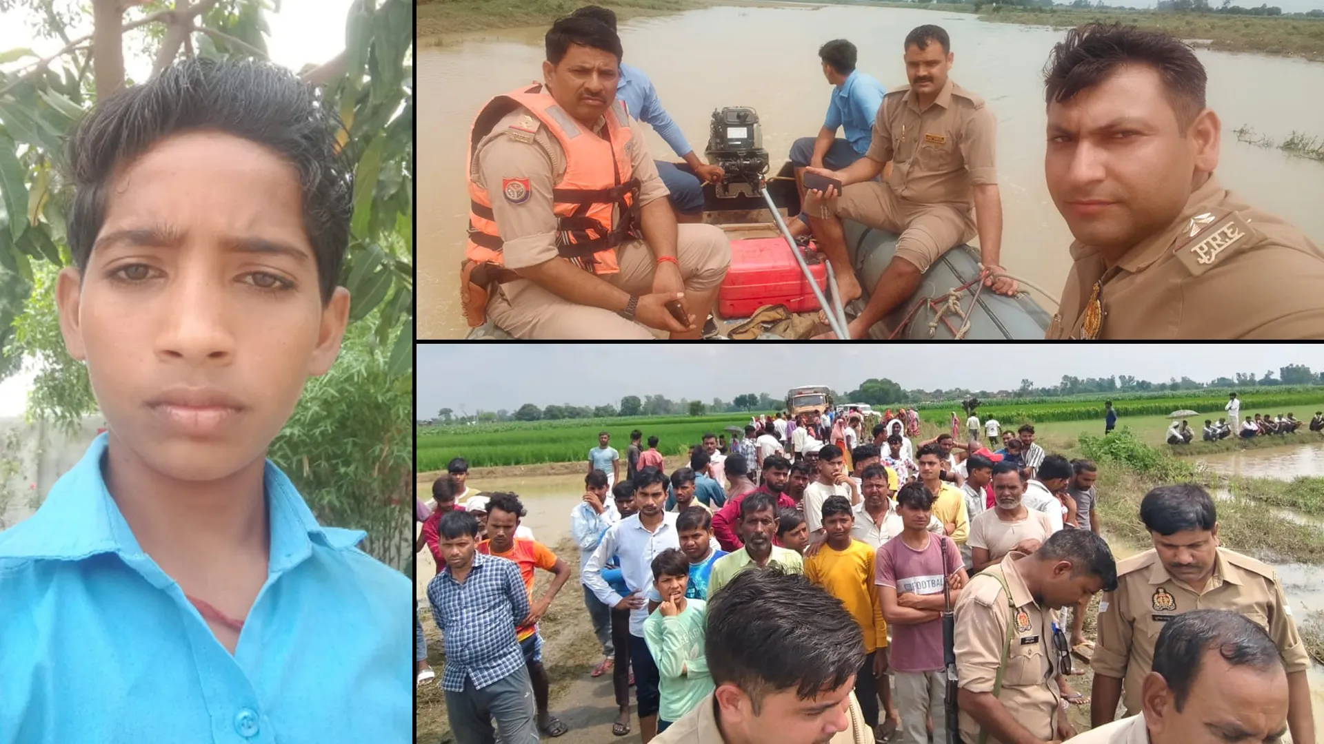 बदायूं : दूसरे दिन नदी से बरामद हुए लापता छात्र का शव