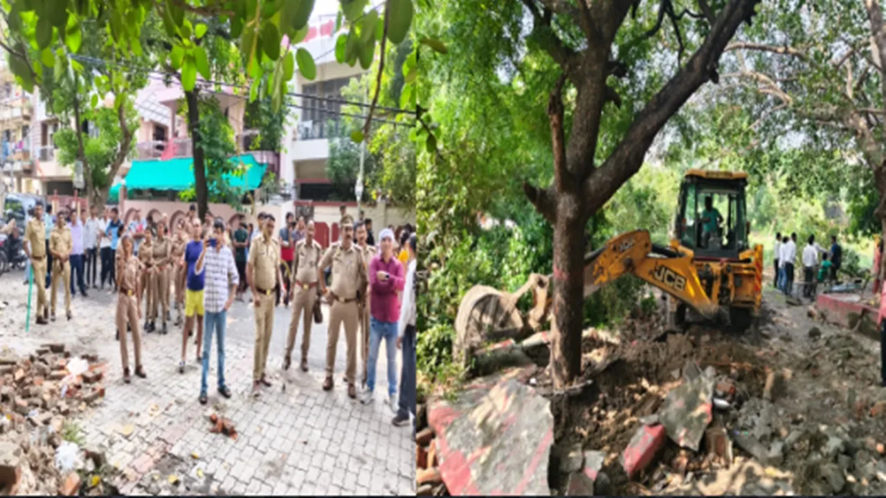 कानपुर: सवा सौ करोड़ की जमीन से 41 साल बाद हटा कब्जा, 5 बुलडोजरों ने बाउंड्री तोड़कर घुसे अंदर, अखिलेश के सताए लोगों ने मनाई खुशी 