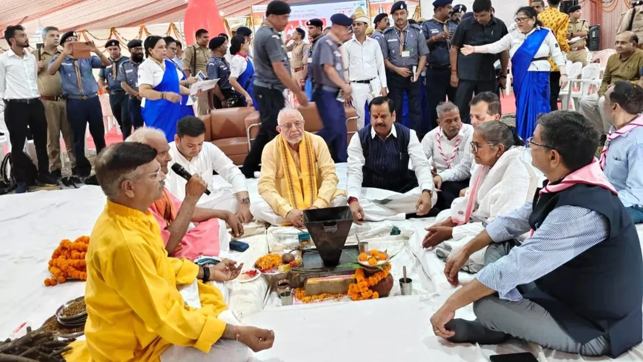 19वीं राष्ट्रीय जम्बूरी के लिए लखनऊ में बनेगी विश्वस्तरीय टेंट सिटी, वित्त मंत्री ने किया भूमिपूजन