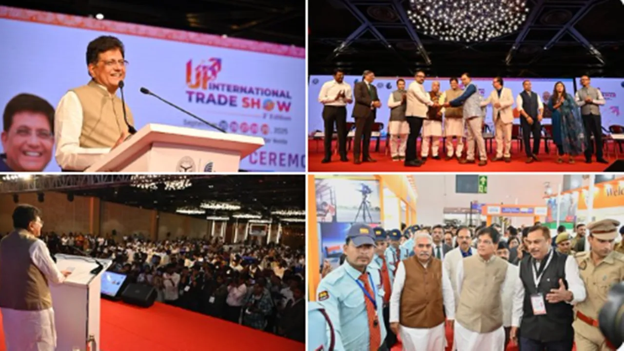 यूपी इंटरनेशनल ट्रेड शो-2025: गोयल बोले- उद्योग व व्यापार क्षेत्र को मजबूत करने का उत्तर प्रदेश का प्रयास सराहनीय 