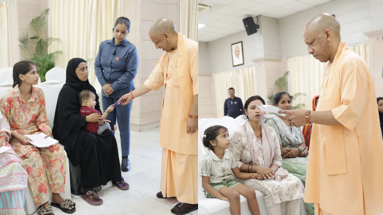 CM Yogi Janta Darshan: बूढ़ी मां के दर्द को सुन द्रवित हुए सीएम योगी, कैंसर पीड़ित बेटे को भी भिजवाया अस्पताल
