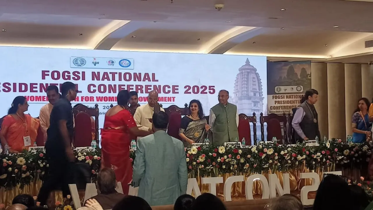 पूर्व राष्ट्रपति रामनाथ कोविंद ने फोगसी नेशनल कॉन्फ्रेंस में की शिरकत, कहा- स्वस्थ भारत... स्वस्थ नारी के बिना अधूरी
